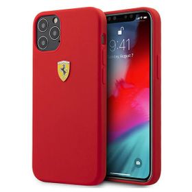 Ferrari FESSIHCP12LRE iPhone 12 Pro Max6,7" czerwony/red hardcase On Track Silicone