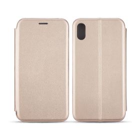 Beline Etui Book Magnetic iPhone Xs Maxrózowo-złoty/rosegold