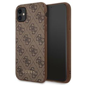 Guess GUHCN61G4GB iPhone 11 / Xr 6,1"brązowy/brown hard case 4G Collection