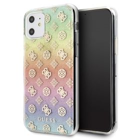 Guess GUHCN61PEOML iPhone 11 6,1" / Xrmulticolor hard case Iridescent 4G Peony