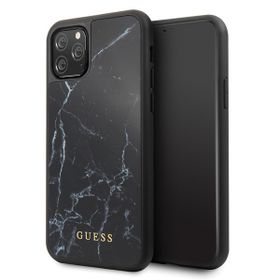 Guess GUHCN58HYMABK iPhone 11 Pro czarny/black Marble