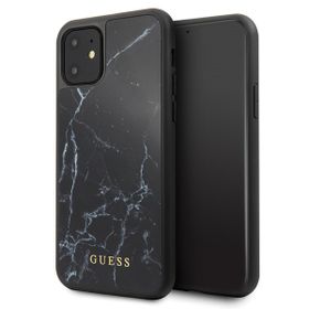 Guess GUHCN61HYMABK iPhone 11 6,1" / Xrczarny/black Marble Glass