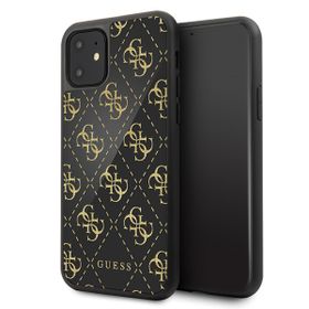 Guess GUHCN614GGPBK iPhone 11 6,1"/ Xr czarny/black hard case 4G Double Layer Glitter