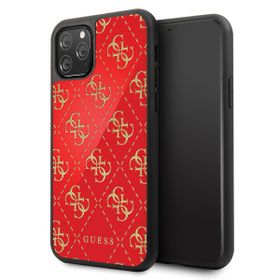 Guess GUHCN584GGPRE iPhone 11 Proczerwony/red hard case 4G Double Layer Glitter