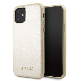 Guess GUHCN61IGLGO iPhone 11 6,1" / Xrzłoty/gold hard case Iridescent
