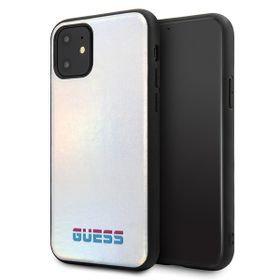 Guess GUHCN61BLD iPhone 11 6,1" / Xrsrebrny/silver hard case Iridescent
