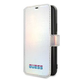 Guess GUFLBKN65BLD iPhone 11 Pro Maxsrebrny/silver book Iridescent