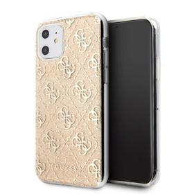 Guess GUHCN61PCU4GLGO iPhone 11 / Xr6,1" złoty/gold hard case 4G Glitter