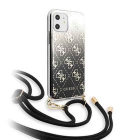 Guess GUHCN61WO4GBK iPhone 11czarny/black hard case 4G Gradient