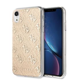 Guess GUHCI61PCU4GLGO iPhone Xrzłoty/gold hard case 4G Glitter