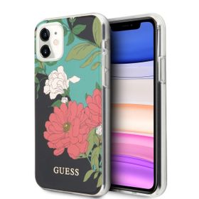 Guess GUHCN61IMLFL01 iPhone 11 6,1" / Xrczarny/black N°1 Flower Collection