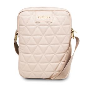 Guess Torba GUTB10QLPK 10" różowa/pinkQuilted Tablet Bag
