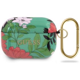 Guess GUACAPTPUBKFL01 AirPods Pro cover zielony/green N.1 Flower Collection