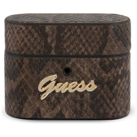 Guess GUACAPPUSNSMLBR AirPods Pro coverbrązowy/brown Python Collection