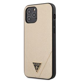 Guess GUHCP12MVSATMLLG iPhone12/12 Pro 6,1" złoty/light gold hardcase Saffiano