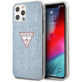 Guess GUHCP12MPCUJULLB iPhone12/12 Pro 6,1" niebieski/light blue hardcase Jeans Collection