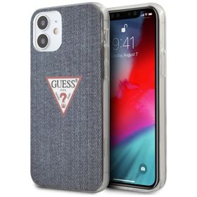 Guess GUHCP12SPCUJULDB iPhone 12 mini 5,4" granatowy/dark blue hardcase Jeans Collection