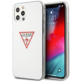 Guess GUHCP12LPCUCTLWH iPhone12 Pro Max 6,7"  biały/white hardcase Triangle Collection