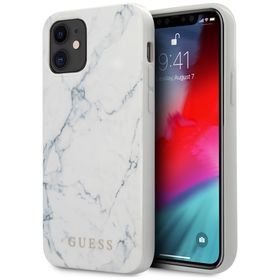Guess GUHCP12SPCUMAWH iPhone12 mini 5,4" biały/white hardcase Marble