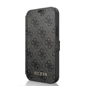 Guess GUFLBKSP12S4GG iPhone 12 mini 5,4" szary/grey book 4G Charms Collection