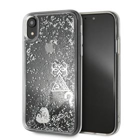 Guess GUOHCI61GLHFLSI iPhone Xrsrebrny/silver hardcase Glitter Charms
