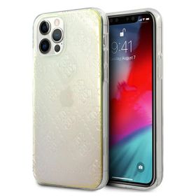 Guess GUHCP12M3D4GIRBL iPhone 12/12 Pro6,1" opalowy/iridescent hardcase 4G 3D Pattern Collection