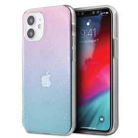 Guess GUHCP12S3D4GGBP iPhone 12 mini5,4" niebiesko-różowy/blue&pink hardcase 4G 3D Pattern Collection