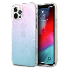 Guess GUHCP12L3D4GGBP iPhone 12 Pro Max6,7" niebiesko-różowy/blue&pink hardcase 4G 3D Pattern Collection