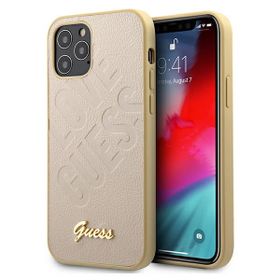 Guess GUHCP12LPUILGLG iPhone 12 Pro Max6,7" złoty/gold hardcase Iridescent Love Script Gold Logo