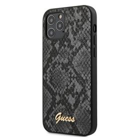 Guess GUHCP12LPUSNSMLBK iPhone 12 ProMax 6,7" czarny/black hardcase Script Python Collection