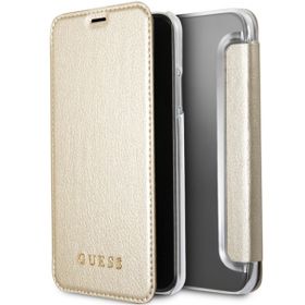 Guess GUFLBKPXIGLTGO iPhone X/Xs gold/złoty book Iridescent
