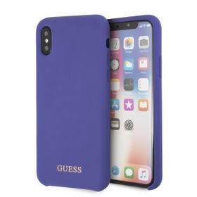 Guess GUHCPXLSGLUV iPhone X/Xs purple/fioletowy hard case Silicone