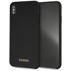 Guess GUHCI65LSGLBK iPhone Xs Maxblack/czarny hard case Silicone