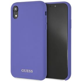 Guess GUHCI61LSGLUV iPhone Xr purple/fioletowy hard case Silicone