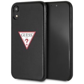Guess GUHCI61PTPUBK iPhone Xr black/czarny hardcase Triangle