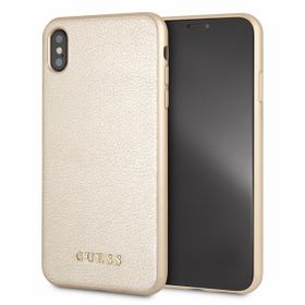 Guess GUHCI65IGLGO iPhone Xs Max gold/złoty hard case Iridescent