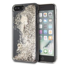 Guess GUHCI8LGLHFLGO iPhone 7/8 Plusgold/złoty hard case Glitter Hearts