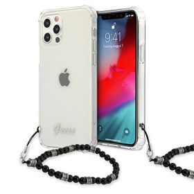 Guess GUHCP12MKPSBK iPhone 12/12 Pro6,1" Transparent hardcase Black Pearl