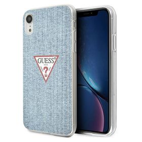 Guess GUHCI61PCUJULLB iPhone Xrniebieski/light blue hardcase Jeans Collection
