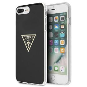 Guess GUHCI8LPCUMPTBK iPhone 8 Plus/7 Plus czarny/black hardcase Metallic Collection