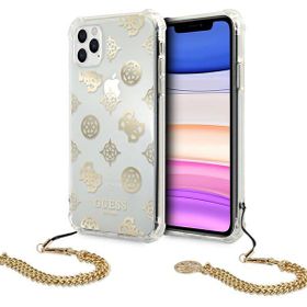 Guess GUHCN65KSPEGO iPhone 11 Pro Max6,5" złoty/gold hardcase Peony Chain Collection