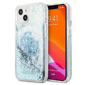 Guess GUHCP13MLG4GBL iPhone 13 / 14 / 156.1" niebieski/blue hardcase 4G Big Liquid Glitter