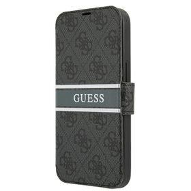 Guess GUBKP13M4GDGR iPhone 13 / 14 / 15szary/grey book 4G Stripe