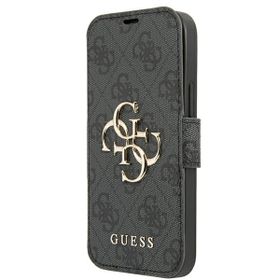 Guess GUBKP13L4GMGGR iPhone 13 Pro / 136,1" szary/grey book 4G Big Metal Logo