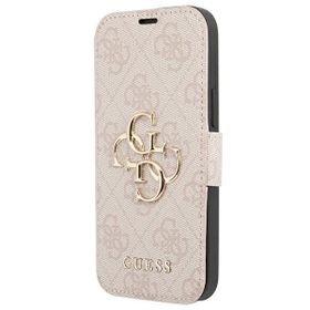 Guess GUBKP13S4GMGPI iPhone 13 mini 5,4" różowy/pink book 4G Big Metal Logo