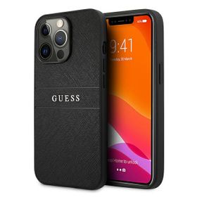 Guess GUHCP13XPSASBBK iPhone 13 Pro Maxczarny/black Saffiano Strap