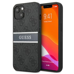 Guess GUHCP13M4GDGR iPhone 13 / 14 / 15szary/grey hardcase 4G Stripe