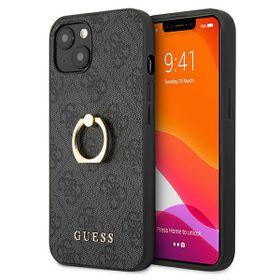 Guess GUHCP13M4GMRGR iPhone 13 / 14 / 156.1" szary/grey hardcase 4G with ring stand