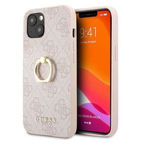 Guess GUHCP13S4GMRPI iPhone 13 mini 5,4"różowy/pink hardcase 4G with ring stand