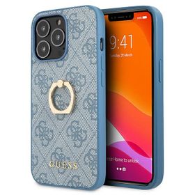 Guess GUHCP13L4GMRBL iPhone 13 Pro / 136,1" niebieski/blue hardcase 4G with ring stand